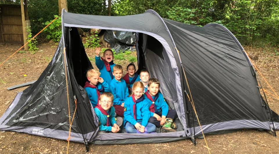 Beavers in Tents